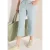 7/8 High Waist broek met uitlopende pijpen in Loose Fit