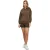 Urban Classics Dames/Dames Geborduurde Badstof Logo Hoodie (Bruin)