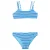 Mango Kids crop bikini gestreept blauw