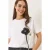 Bloemendruk Korte Mouwen T-shirt