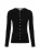 Marie Lund Gebreid vest  zwart