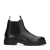 Manfield leren chelsea boots zwart