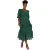 Maya Deluxe Dames/Dames 3/4 Mouw Midi Dress (Smaragd)