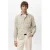 Mango Man Comfort geruit casual overhemd geel
