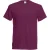 Fruit Of The Loom Heren Originele T-shirt korte mouwen (Bordeaux)