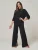 YOU LOOK PERFECT Huispak ‘LOUNGEWEAR SET  – Pullover Bailey & Pants Bailey’  zwart