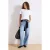 TRENDYOLMİLLA Dames Blauw Effen Wijde pijp Hoge taille Jeans