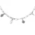 Diesel ketting DX1605040 Na zilverkleurig