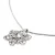 Halsketting Snowflake met Swarovski-kristallen