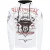 Sweatshirt met rockerprint
