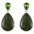 Candy Sweet Jewellery oorbellen CS24196 donkergroen