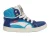 Shoesme Blauw/wit Veterboot Sneakers