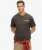 Tattoo T-shirt met Losse Pasvorm en Grafische Print Donkergrijs
