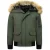 Enos Korte winterjas army met bontkraag