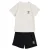ADIDAS ORIGINALS Set ‘REGULAR WIDE RIB SHORT T-SHIRT’  zwart / wit