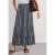 Street One Dames Maxirok met volants en strepen in Blauw