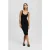 Karl Lagerfeld Knit Bodycon Dress Black