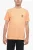 SUNSET CROSS T-shirt met logopatch in oranje