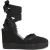 LK Bennett Sofia Frayed Espadrilles Black