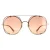 Chloe Aviator Dames Gold Bruin Gradient Ch0042s