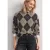 Shirt met lange mouwen, col en patroon