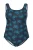 Ulla Popken Badpak  turquoise / grafiet