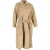 Acne Studios Geknoopte Dubbelbreasted Jas in Bruin Katoen
