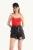 Spaghetti Band Basis Cropped Cami Top