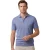 Thomas Maine polo blauw lyocell korte mouw