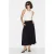 Hoge Taille A-Lijn Maxi Rok met Zakken