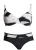 LASCANA Bikini  zwart / wit