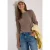 Shirt met lange mouwen en een boothals