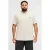 JACK & JONES PLUS SIZE regular T-shirt met backprint Plus Size ecru