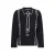 TYGO & vito rechtvallende longsleeve met print – zwart