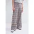 Summum Woman Trousers Orange Check Multicolour