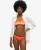 Superdry Vrouwen Elastische Bralettebikinitop Oranje