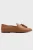 Mona Zacht Leren Kwast Loafer