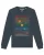 Watapparel Sweatshirt ‘ Sun And Moon ‘  antraciet / gemengde kleuren