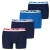 PUMA Boxershorts  blauw / marine / rood / wit