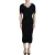 Dolce & Gabbana Zwarte Sheath Midi Bodycon Kant Zijde Damesjurk