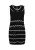 faina Gebreide jurk ‘Fashion Look’  zwart / wit