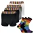 Heren Rainbow Sokken & Boxerset | 4 Pack Boxers & 3 Pack Gestreepte Novelty Sokken