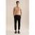 Seidensticker slim T-shirt lichtbruin