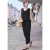 Street One Studio Dames Top met V-hals en kanten detail in Zwart