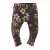 Z8 newborn legging Marina met bloemenprint donkerbruin