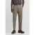 Bugatti Herren Broek met plooien Elio Relaxed Fit in flanell-look