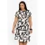 YOEK gebloemde jurk Plus Size – ecru