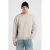 America Today relaxed fit gebreide geruite trui met wol – crème