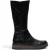Fly London Dames Zwarte Leren High Pull On lange laarzen – RHEA042