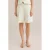 WE Fashion linnen regular waist bermuda short ecru